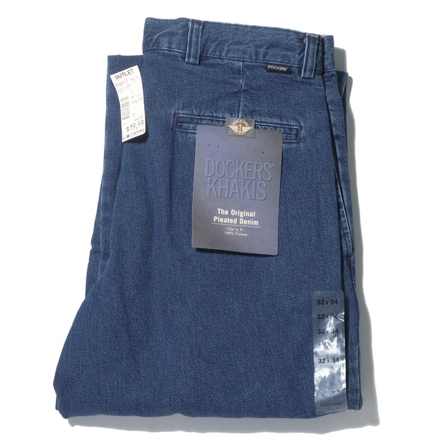 DEAD STOCK 01's DOCKERS denim slacks[32x34]