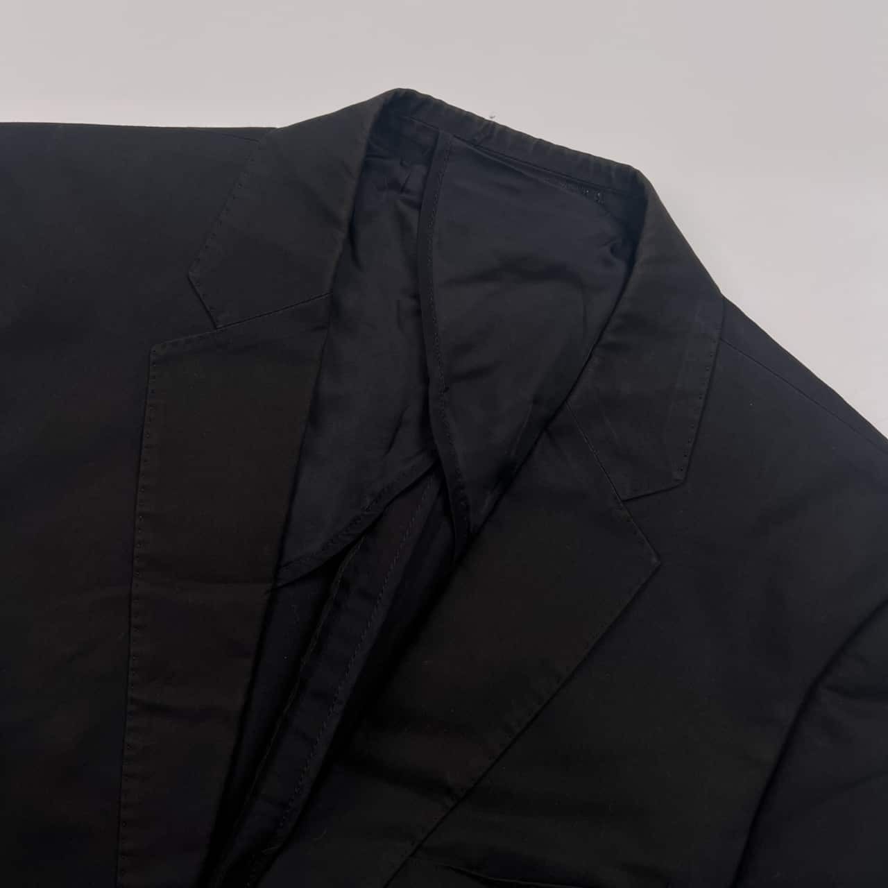 PS Paul Smith ポールスミス シャドーストライプ 背抜き 2B テーラードジャケット M/ブラック メンズ