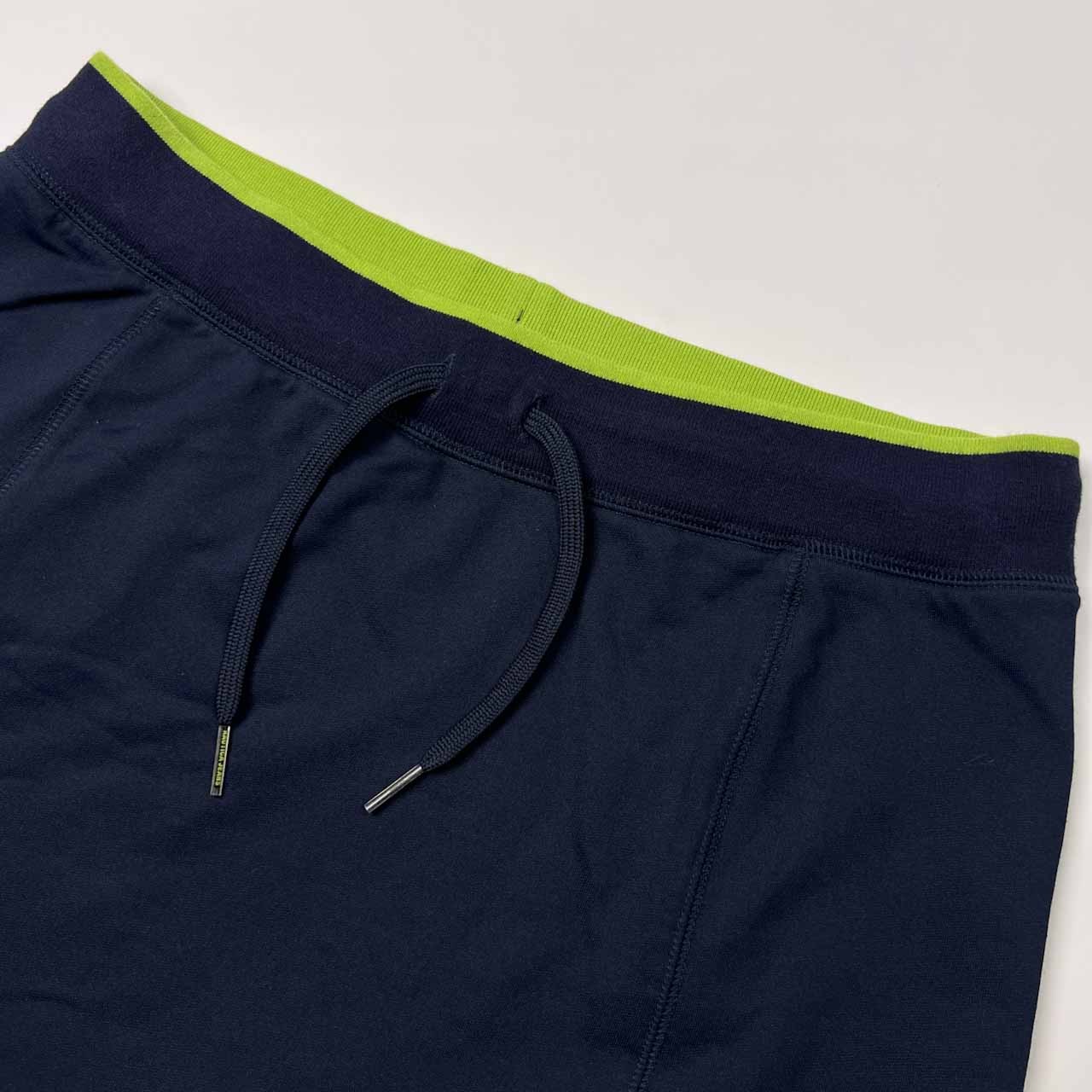 NAUTICA JEANS COMPANY ノーティカ ジーンズ カンパニー スウェット ミニ スカート サイズ L /ネイビー×グリーン