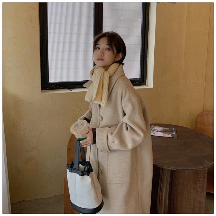 ゆるっとお洒落に ダウンコート原宿BF風 カジュアル中・長セクション綿 気質