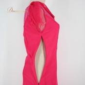 社交ダンス 衣装 スタンダード ドレス ワンピース パーティ衣装 ピンク系 prima boutique プリマブティック レース ラインストーン ビビッドピンク フォーマル 舞台衣装 ステージ映え 伸縮性 ポリエステル おしゃれ 女性用 結婚式 コスチューム ダンス衣装 エレガント セクシー サイドファスナー 体型カバー 発表会 余興