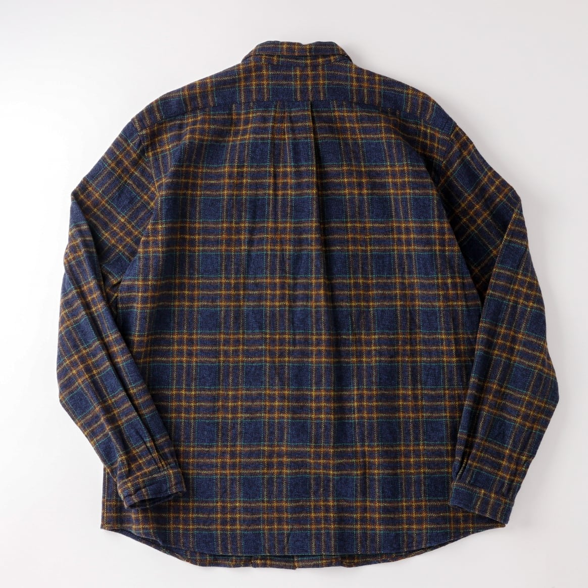 サイズ5 シオタ スビンコットン フランネル シャツ ネイビー Flannel Shirt – CIOTA Online Shop