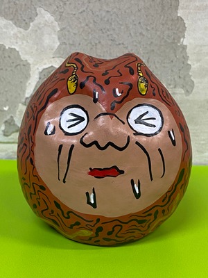 福ロウだるま「村田タイプ」茶