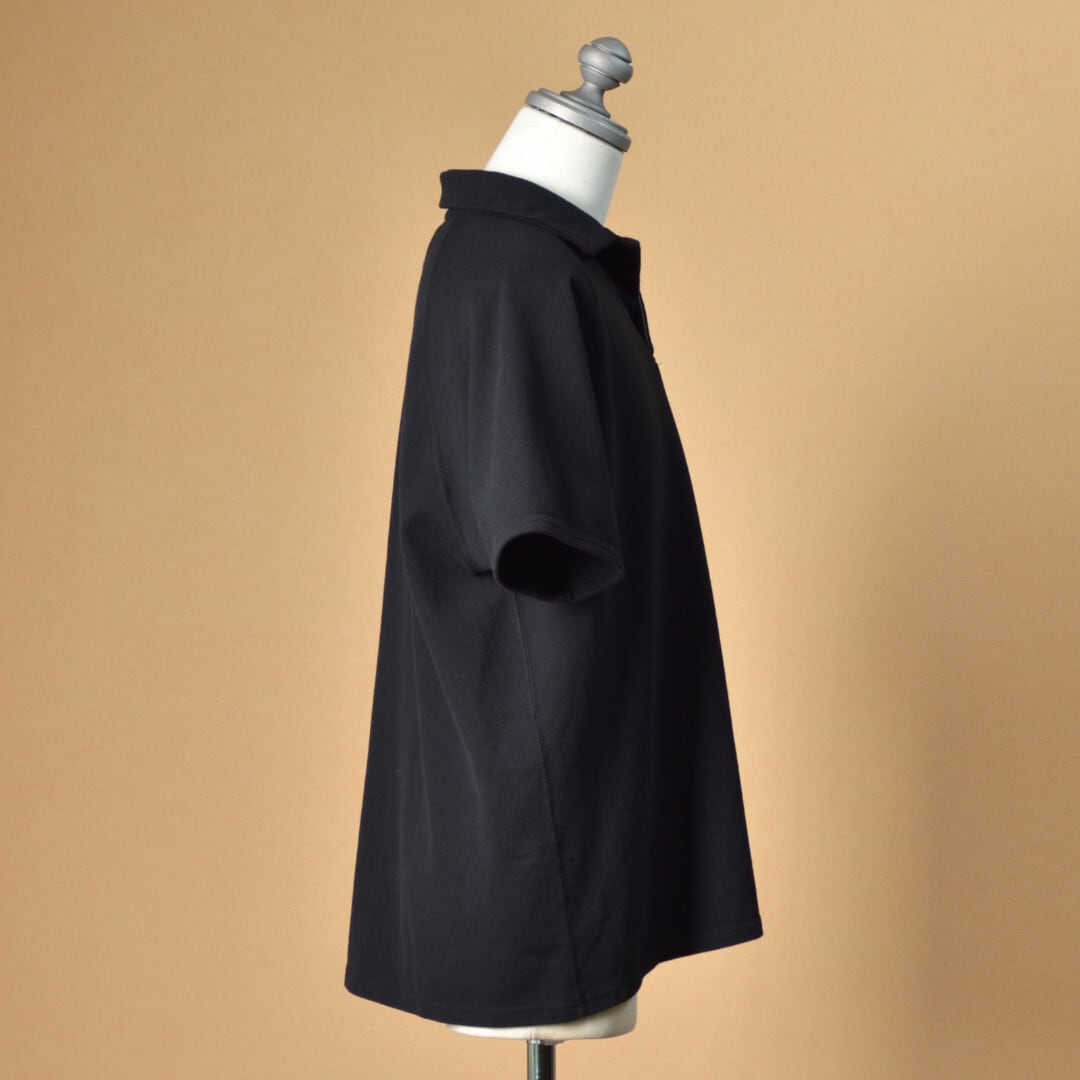 Kepani ケパニ ラフィーヘビーウエイトピケスキッパー・ブラック【送料無料】