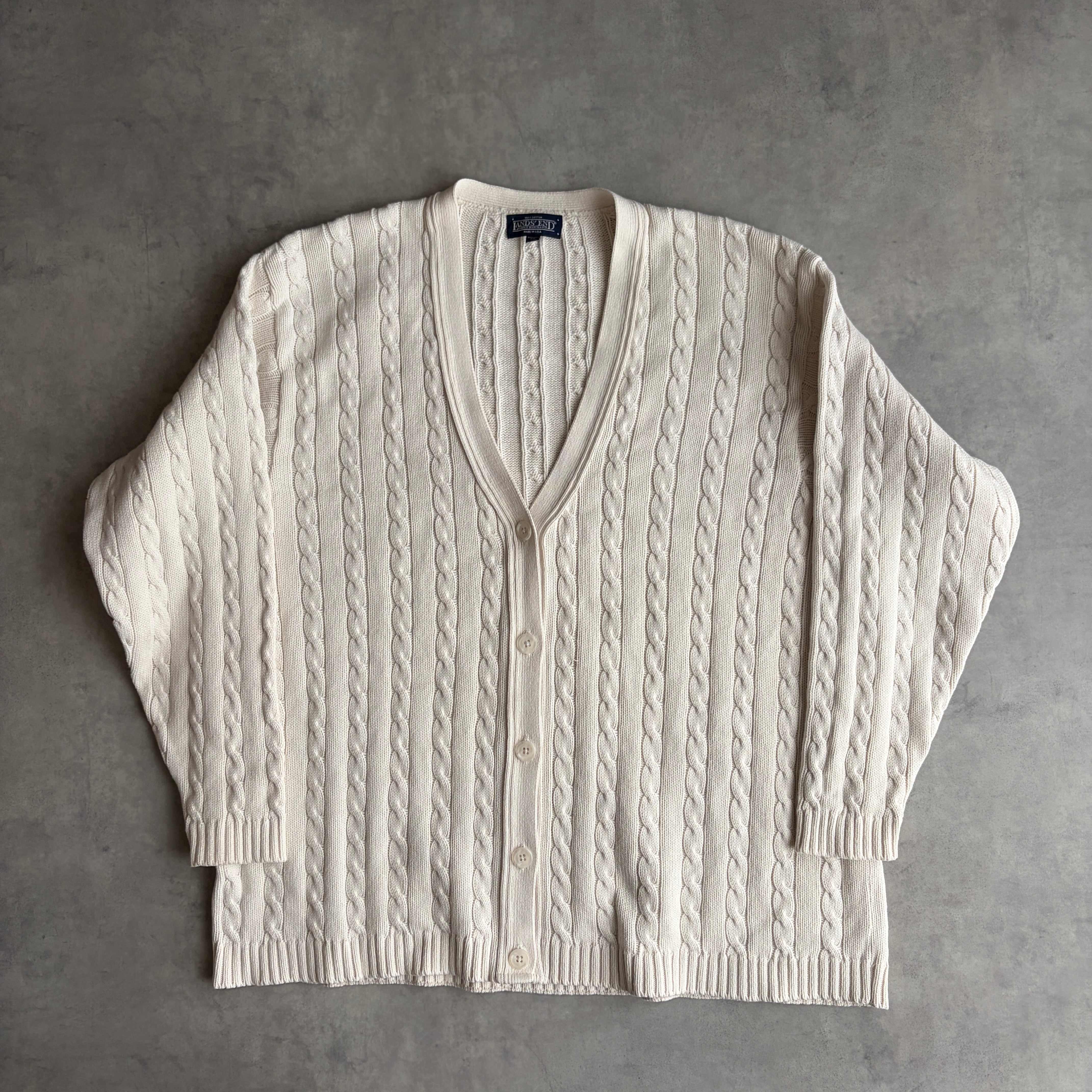 90s / LACOSTE×IZOD / Acryl-Cardigan / Made in USA | J maple