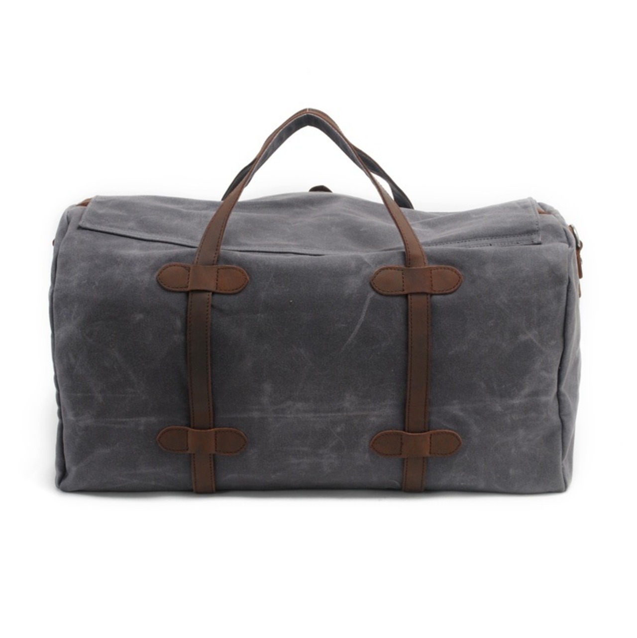 Canvas Leather Travel Boston Bag / キャンバス レザー トラベル ボストン バッグ