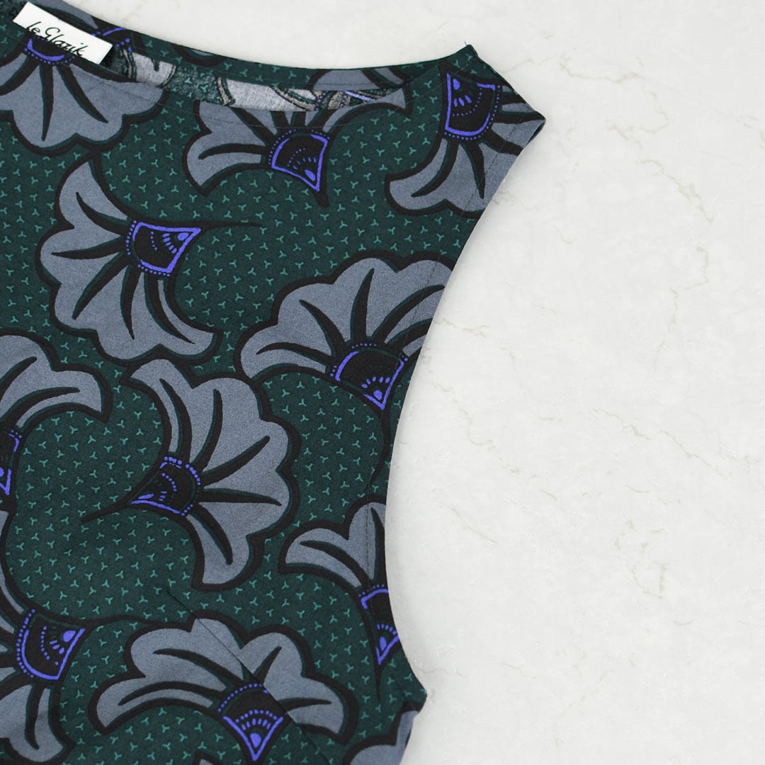 LE GLAZIK [ル・グラジック] Batik sleeveless dress[LG-G0121BTK