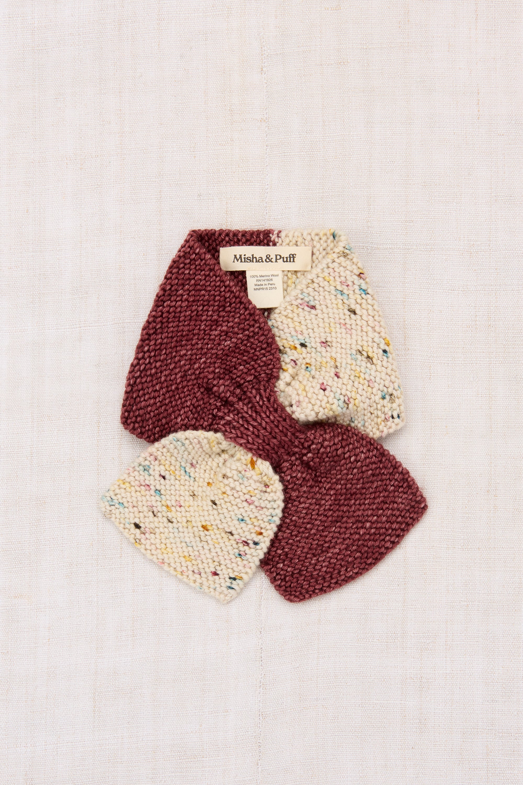 w*様 Misha & Puff Madder Root Cat & Mouse Misha&Puff 25AW Winter 〉 Toboggan Scarf / Madder Root | 世界の