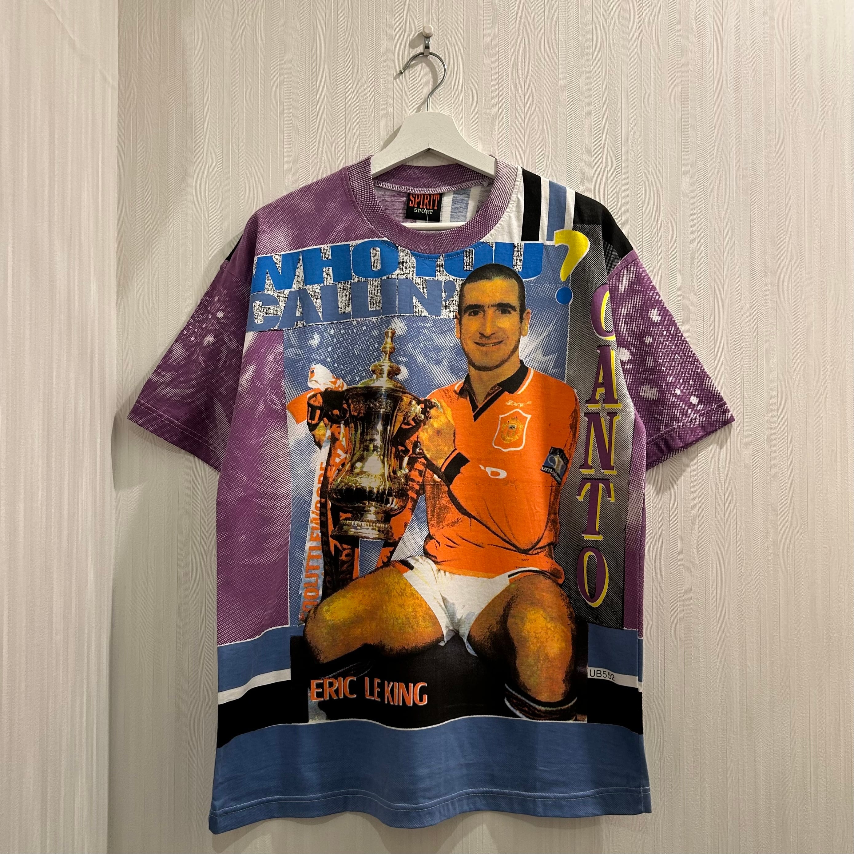 Dead Stock!! 〜2000s Euro Bootleg Cantona All Over Print T-shirt