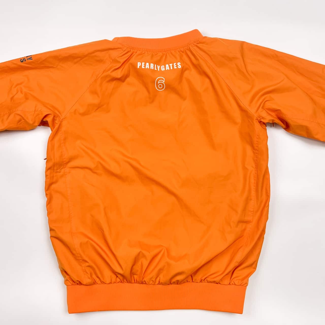 PEARLY GATES パーリーゲイツ 長袖 ドライ プルオーバーシャツ ウインドブレーカー 1/オレンジ レディース ゴルフ