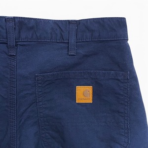【新品】CARHARTT B144 Canvas Work Shorts カーハート キャンバスワークショーツ ショートパンツ ネイビー（IRREGULAR）【SPT-CAHT-007】