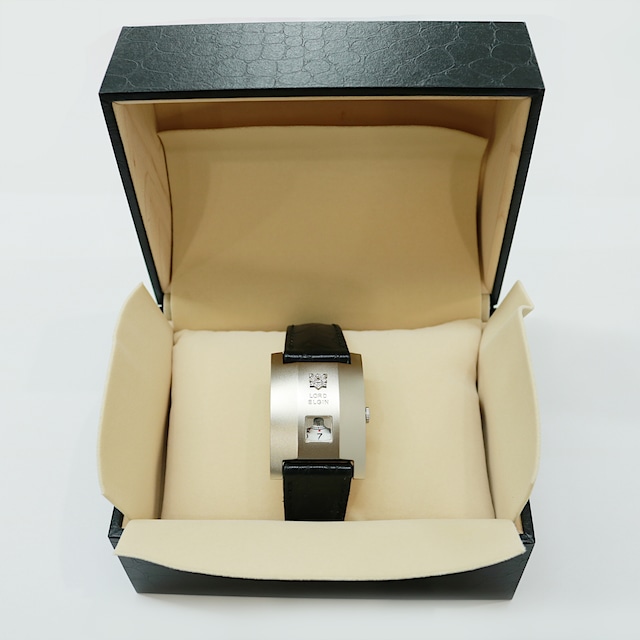 【訳あり品／展示品／小傷変色あり】本数限定特価 レクタンギュラー|プラチナホーニングレザー(ブラック)