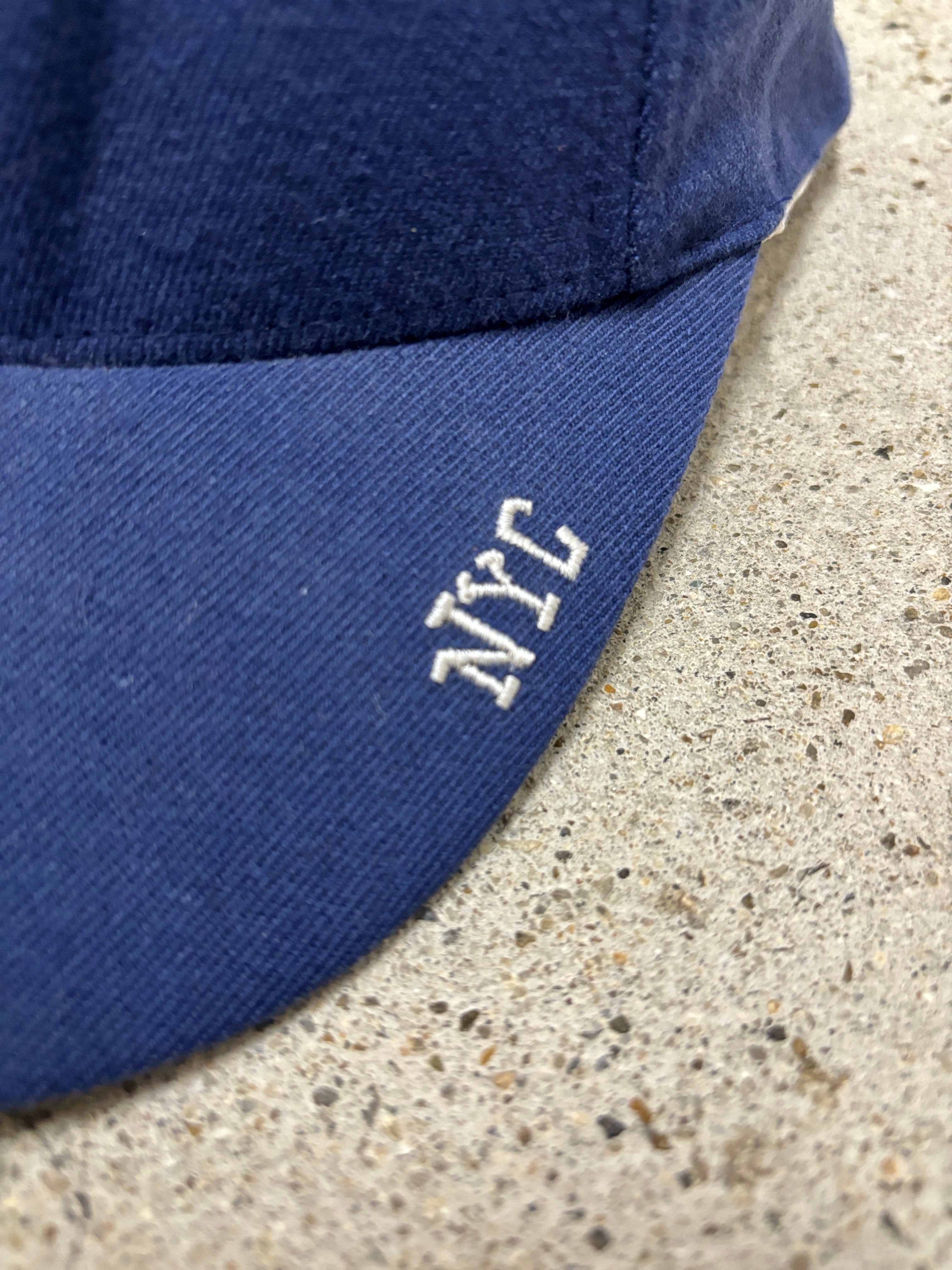 90～00s OLD STUSSY/SY Logo Cap/紺タグ/S-M/ロゴキャップ/NYC 