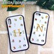 イニシャルリーフ スクエア iPhoneケース iPhone 13/13Pro/13mini/12ProMax/12/12pro/XsMax/XR/XS/X/用