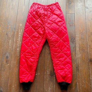 60s ZERO ONE SPORTS WEAR Quilting padded pants  Size　LARGE