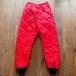 60s ZERO ONE SPORTS WEAR Quilting padded pants  Size　LARGE