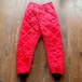 60s ZERO ONE SPORTS WEAR Quilting padded pants  Size　LARGE