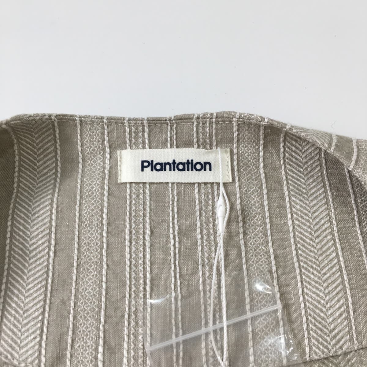 未使用 plantation プランテーション リネンコットン ロングコート CL  