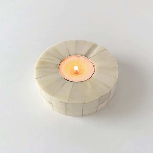 【SALE】 ティーライト キャンドルホルダー ラウンド ナチュラル / 【SALE】 Candle Holder Round Natural