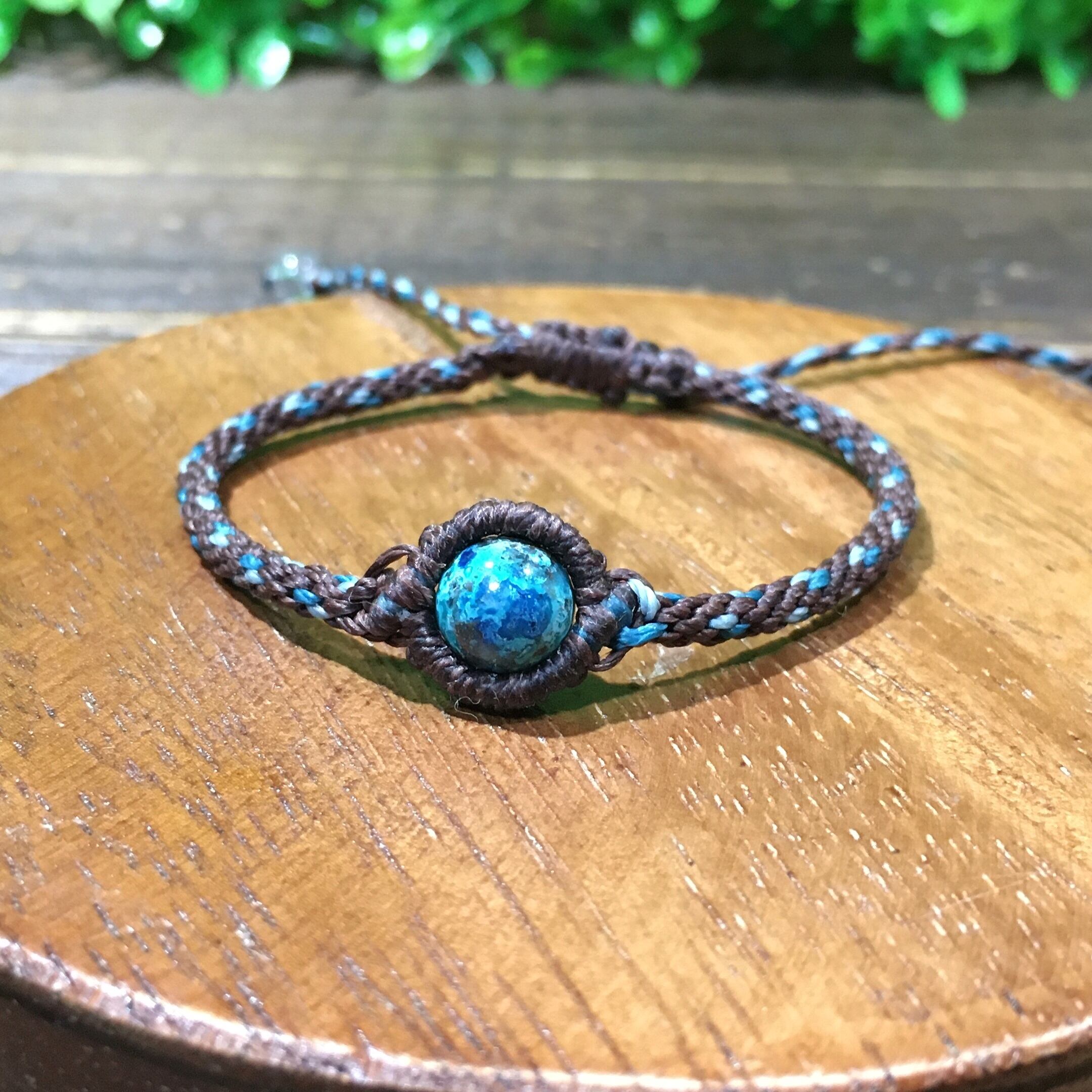 クリソコラ マクラメブレスレット B53 | Trickster マクラメ