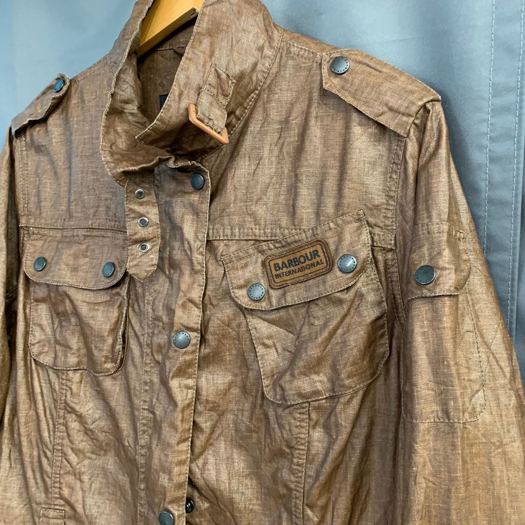 Barbourバブアー インターナショナル JKT リネンウレタンコーティング Barbour バブアー INRERNATIONAL インターナショナル JKT LINEN リネン