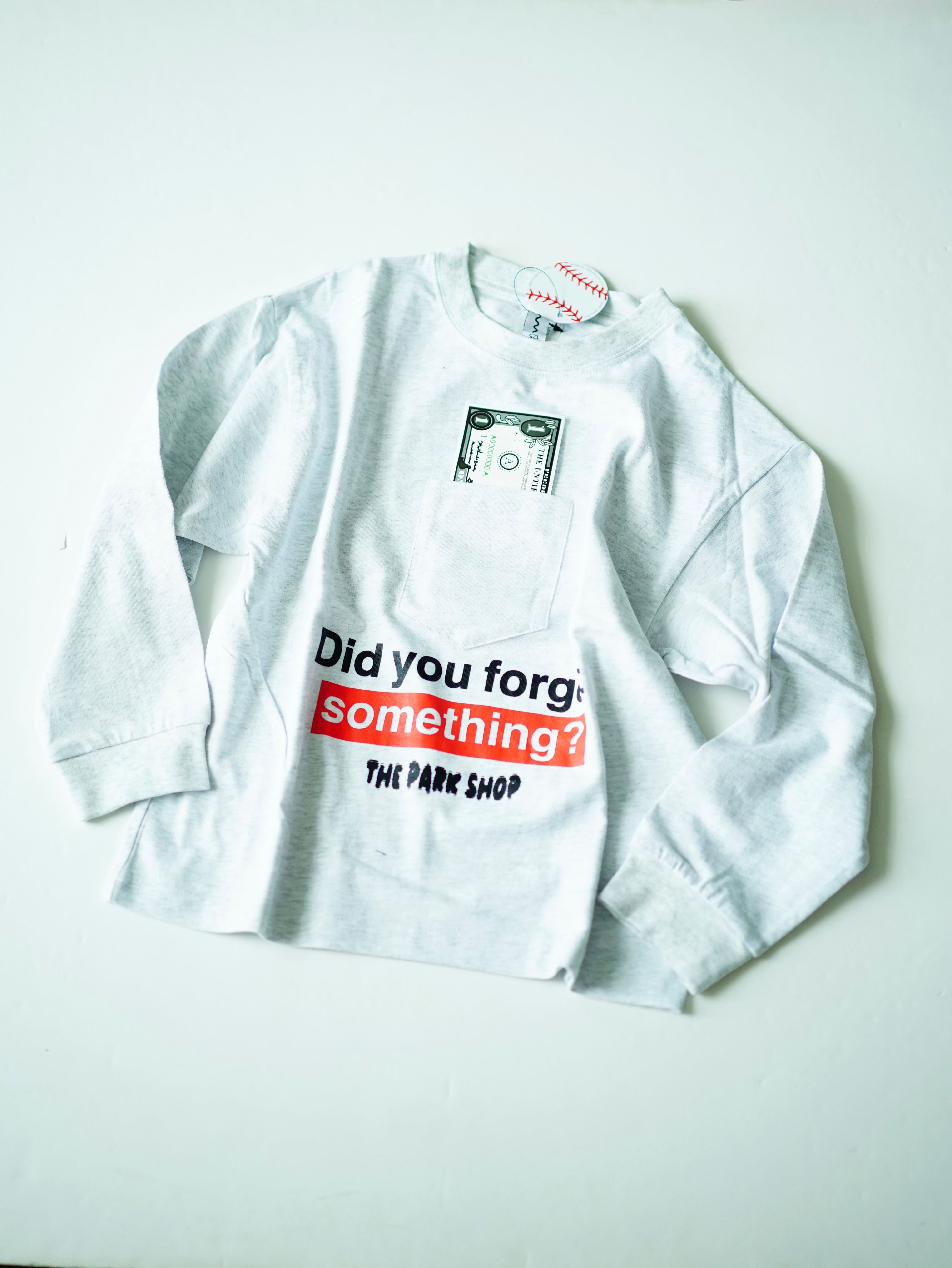 〈 THE PARK SHOP 25AW 〉 PLAY DOLLAR L/SL(TPS-874) / WHITE