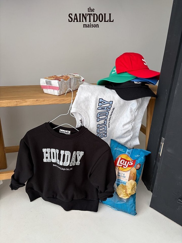 【取寄】saint doll｜holiday sweatshirt｜ホリデースウェット｜S-JL｜kids&jr｜26 autumn