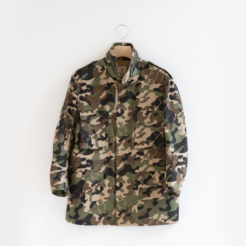 Scye(サイ) /サイ柄カモプリントミリタリージャケット /オリーブ