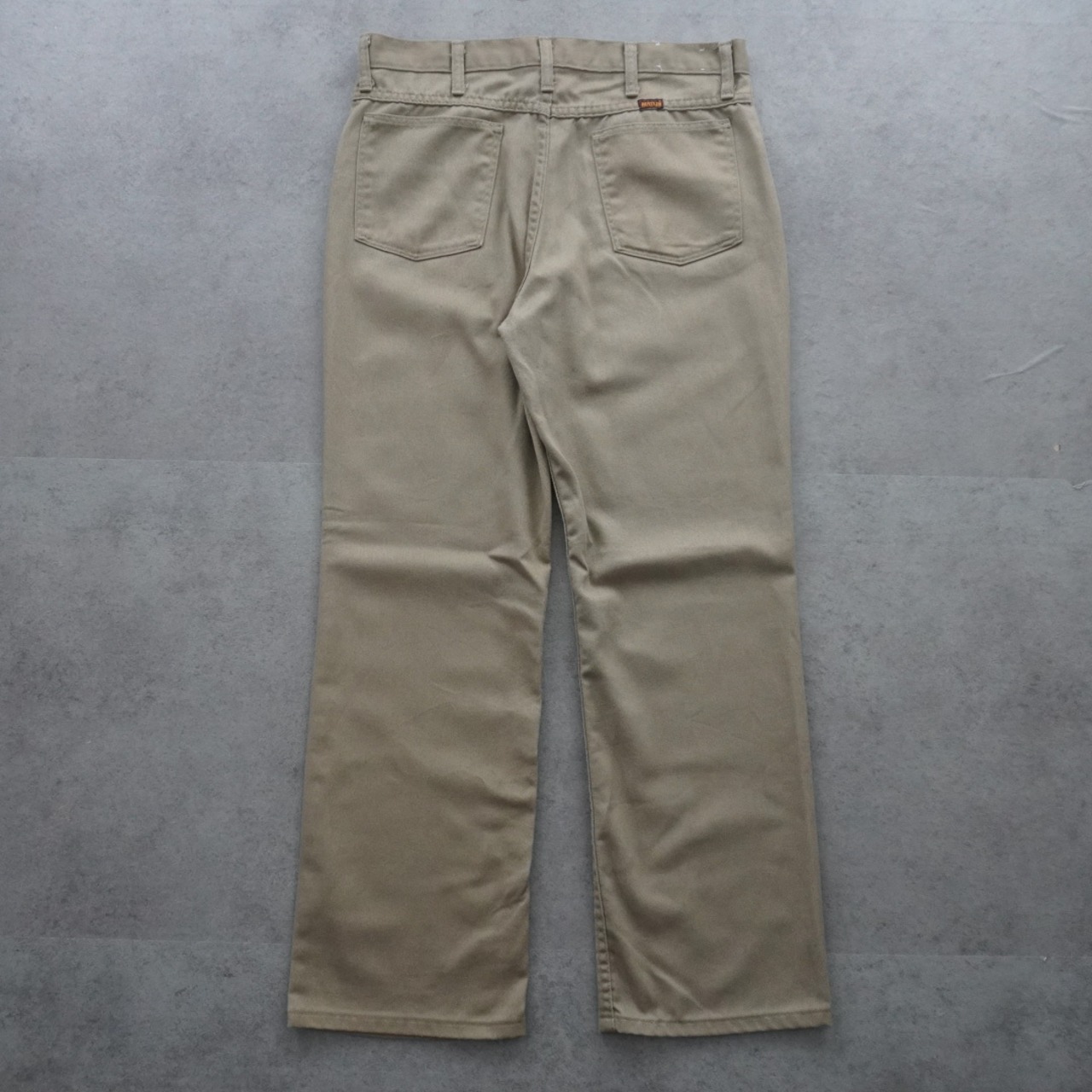 80s RUSTLER 5-pocket cotton twill pants "made in USA" [W32.5L28相当] 古着 - 3