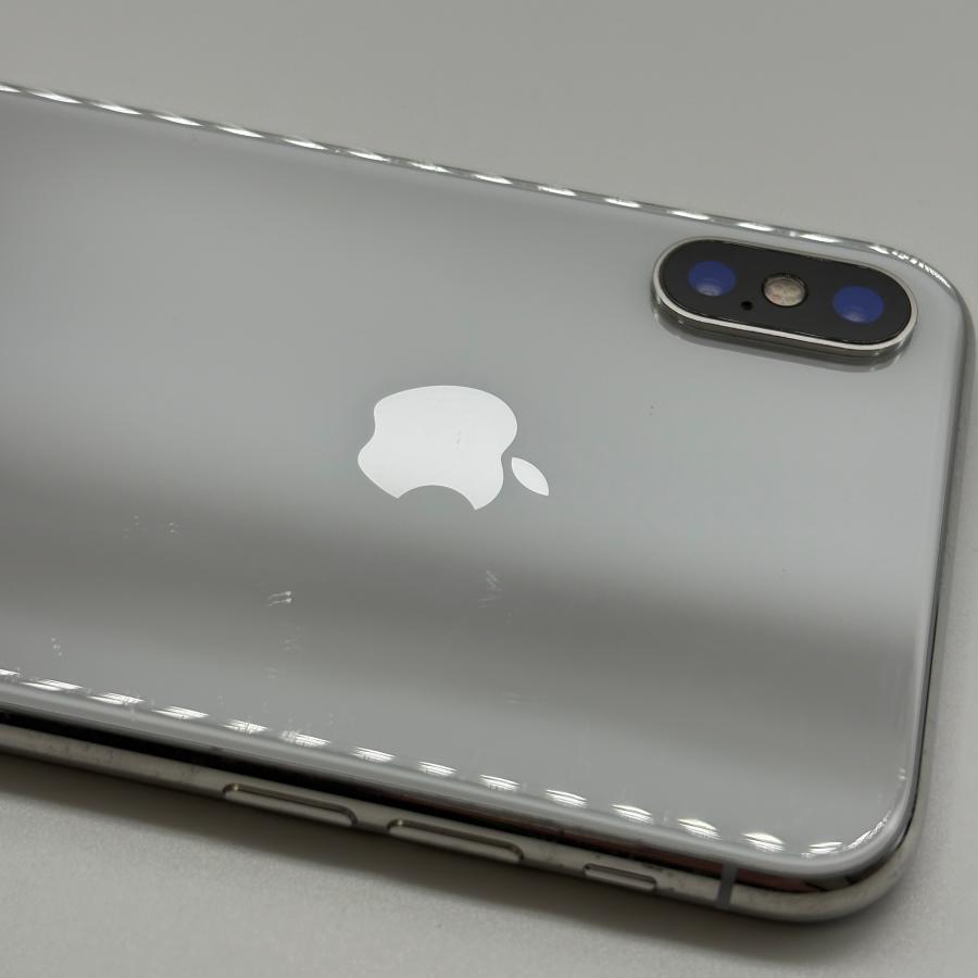 iPhoneX 256GB SIMフリー Apple シルバー ドコモ SIMロック解除済み