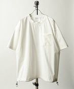 ATELANE Short-sleeved T-shirt with adjustable hem (WHT) 24A-15082