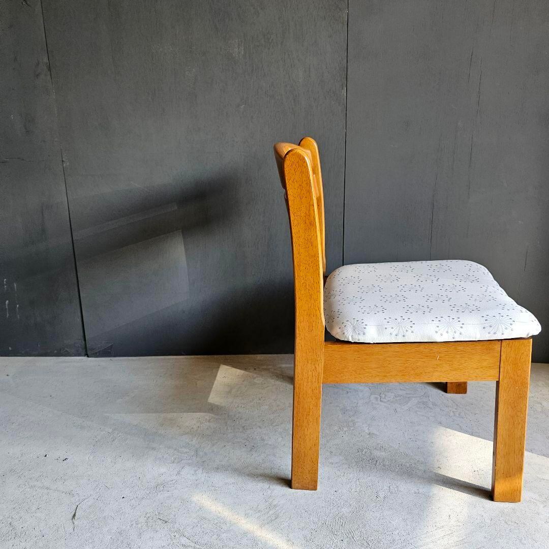 トーヨーファニチャー花柄ダイニングチェアレトロヴィンテージTOYO