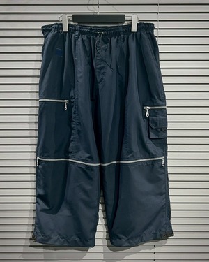 【X VINTAGE】Multi Pocket Design Vintage Cropped Pants