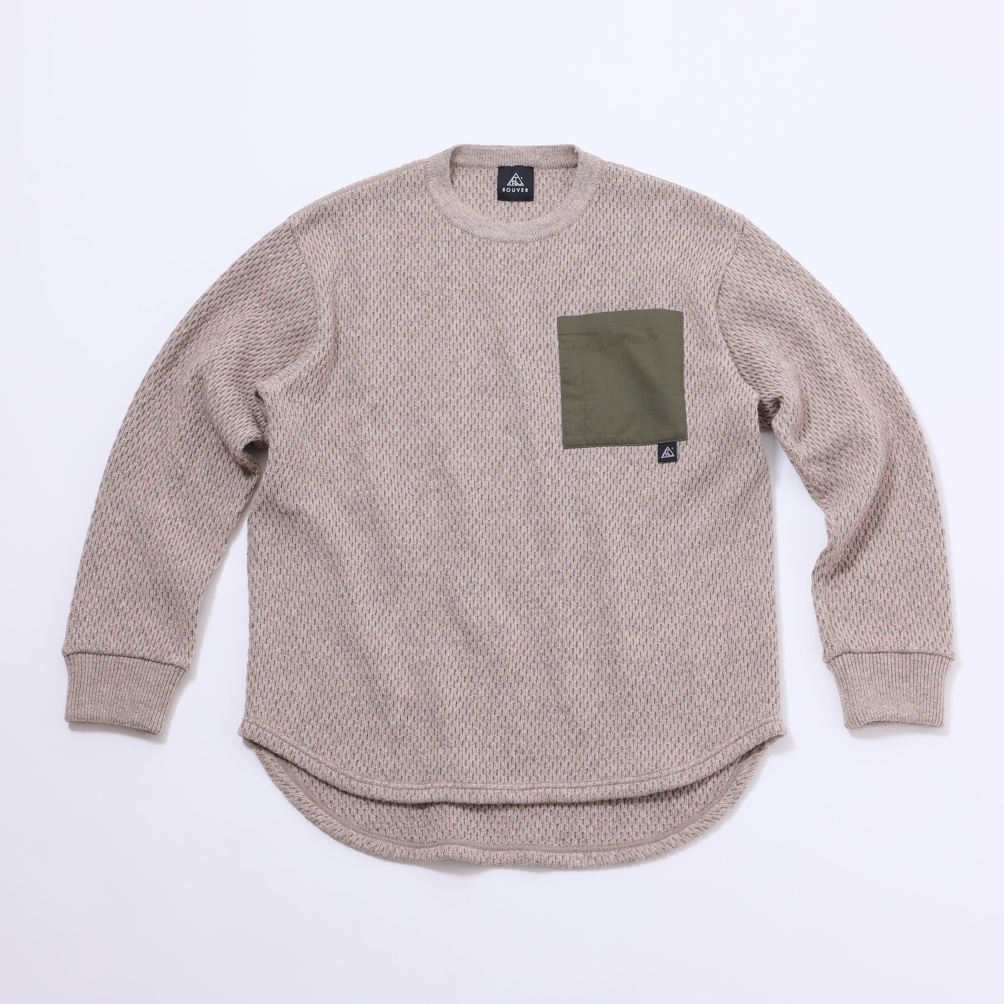 honeycomb pullover / ハニカムプルオーバー | outdoor × knit ROUVER