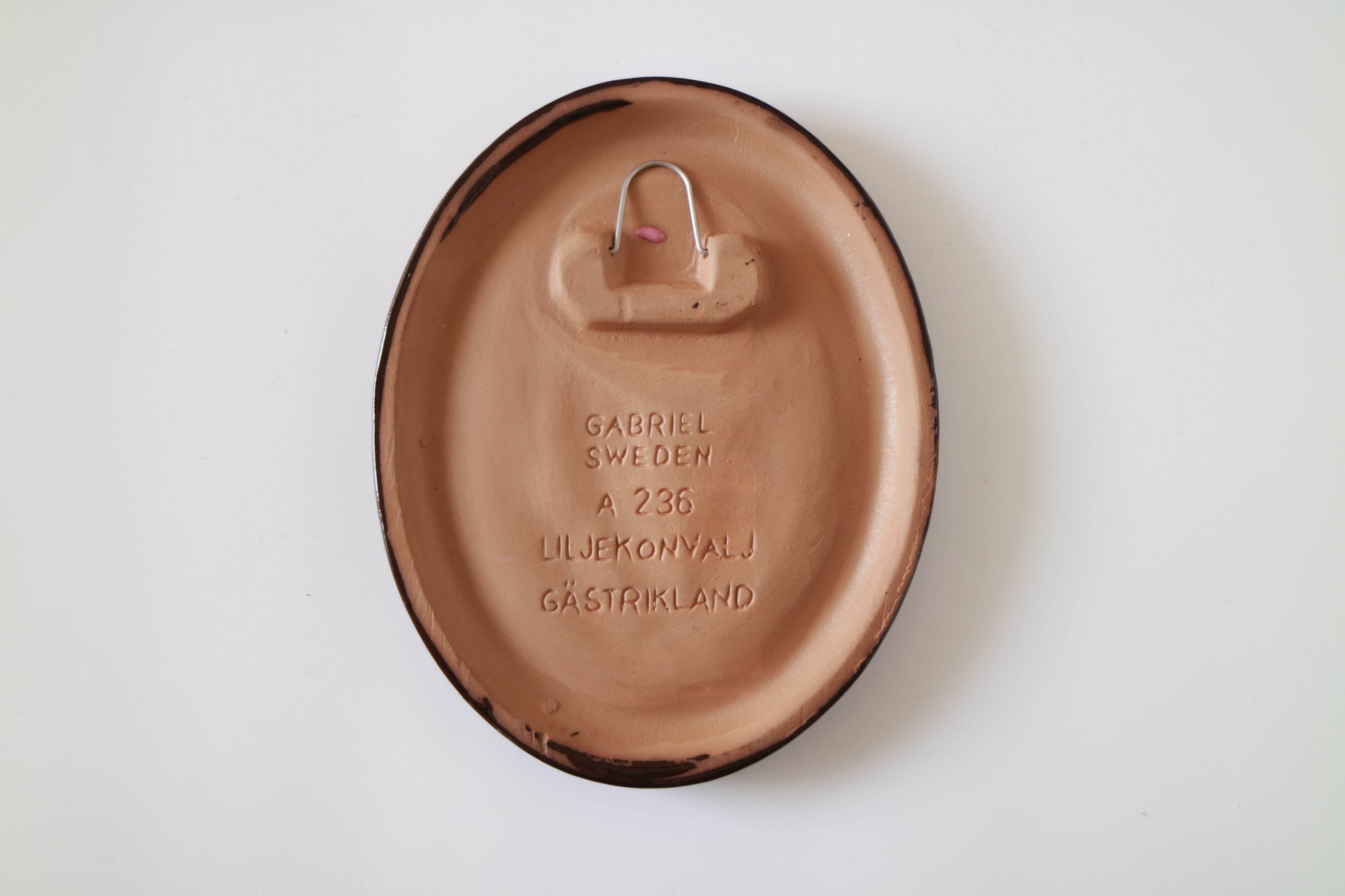 GABRIEL ガブリエル / wall plate スズランの 陶板 No.3543 | Taloni