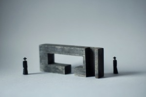 (023)wood figure-mini & construction 箱入 07