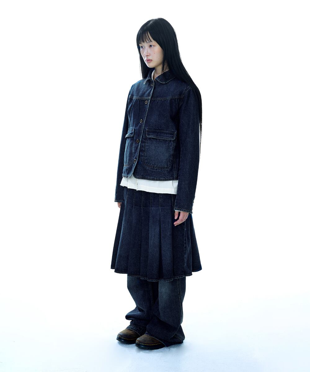 COYSEIO] DEEP DENIM JACKET NAVY 正規品 韓国ブランド 韓国通販 韓国