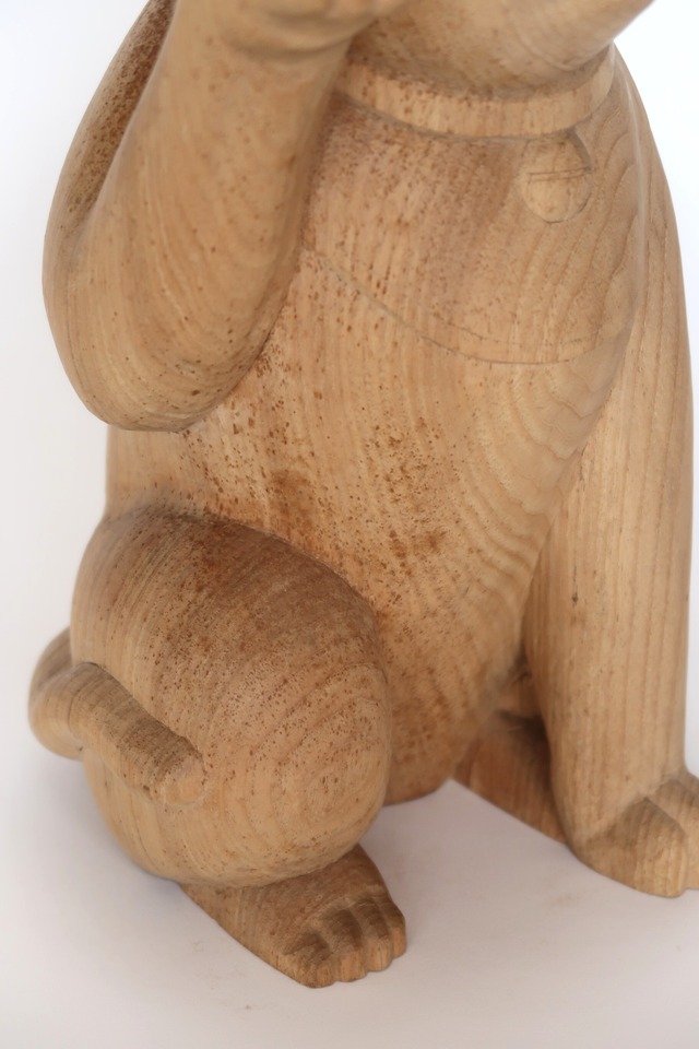The Quiet Invitation ― An Original Old Seto-Style Lucky Cat by Tessō Mori