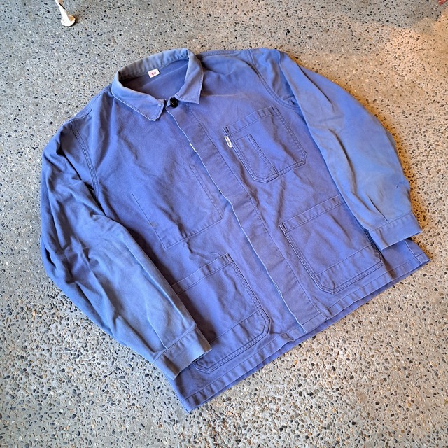 フランス製 背面プリント カバーオール used [309059]