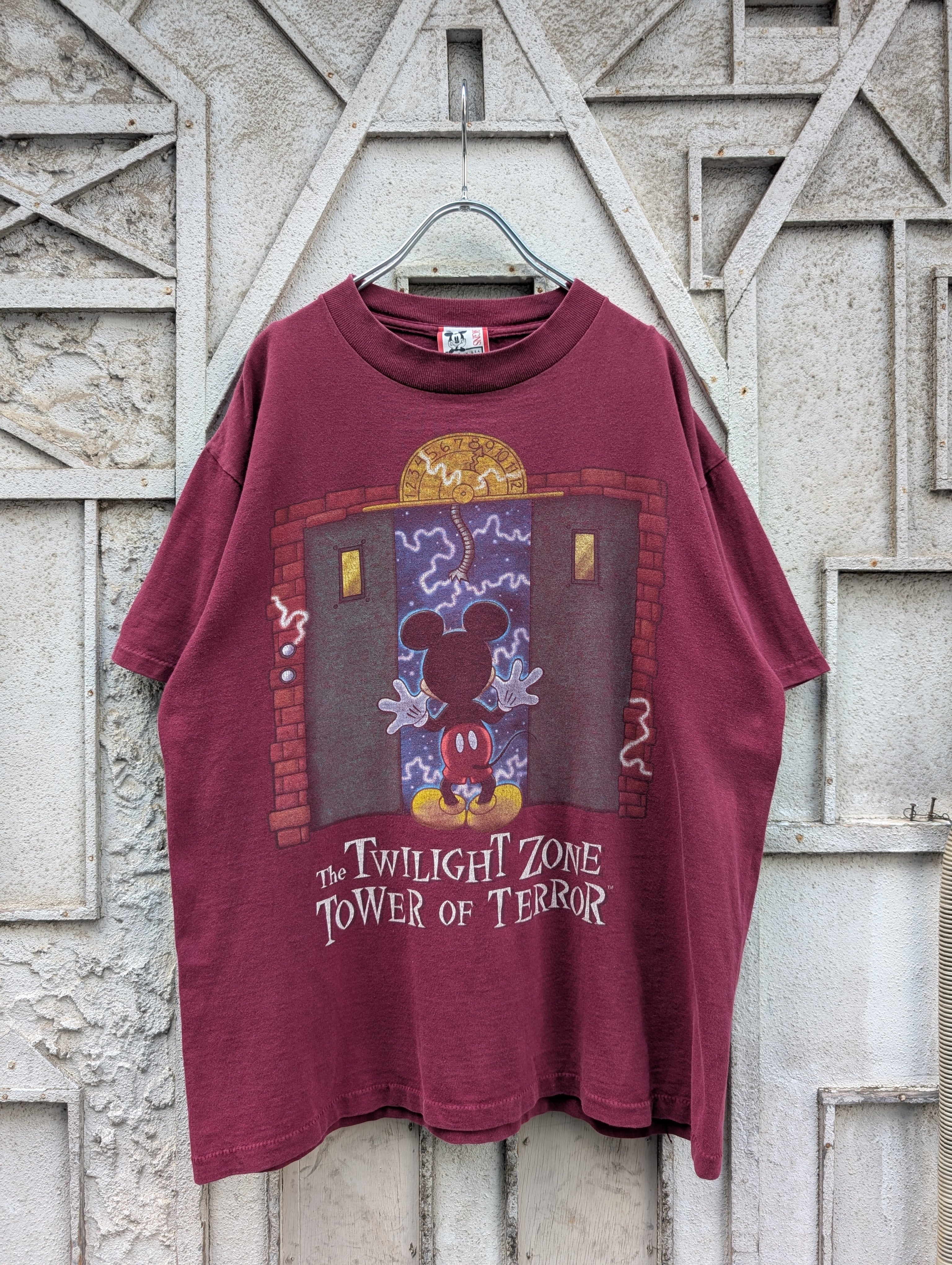 "TOWER OF TERROR" print tee / made in USA