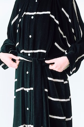 Vuokko dolman velour line dress