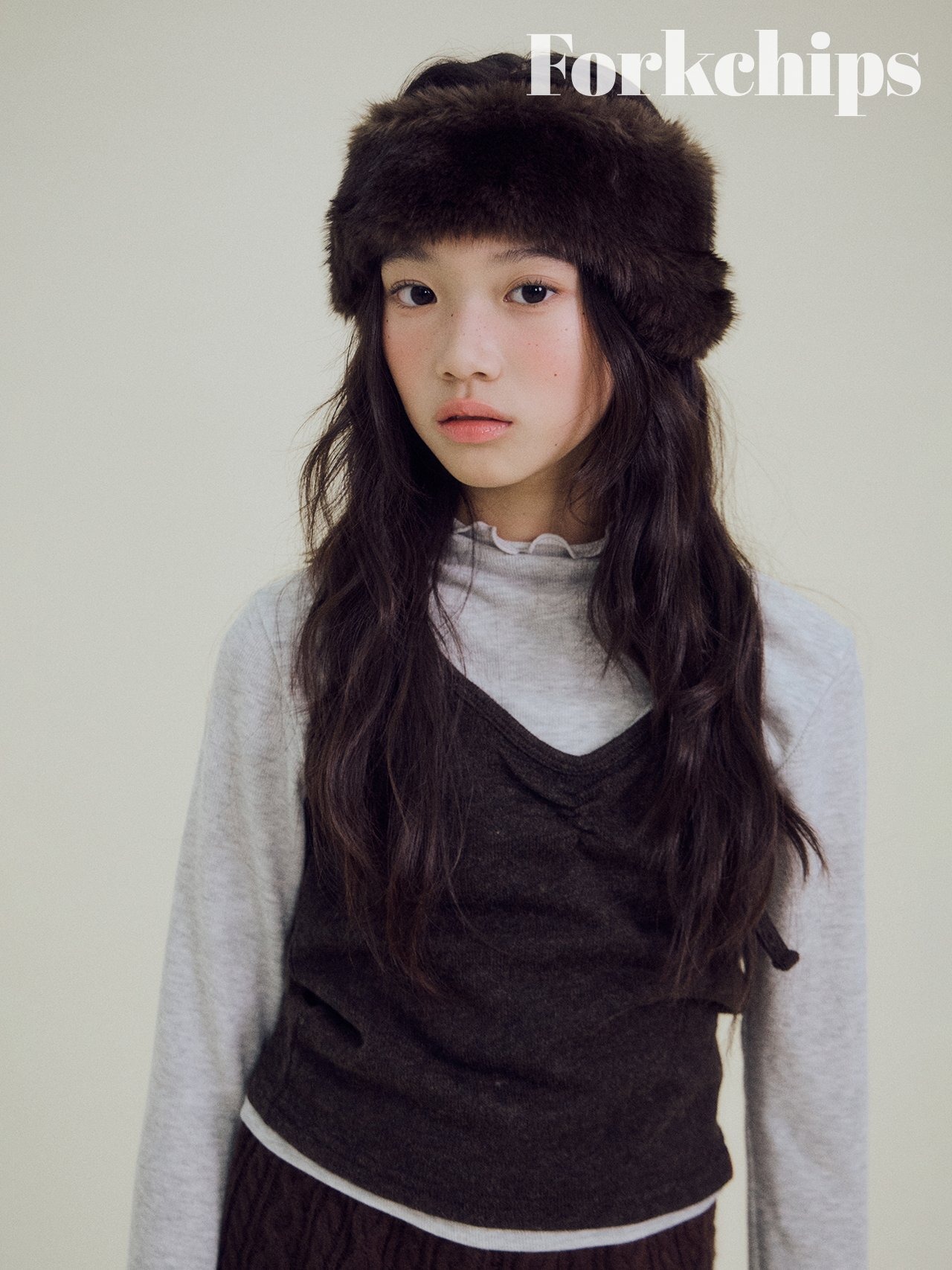 FORK CHIPS［取寄］muffy layered tee 26winter