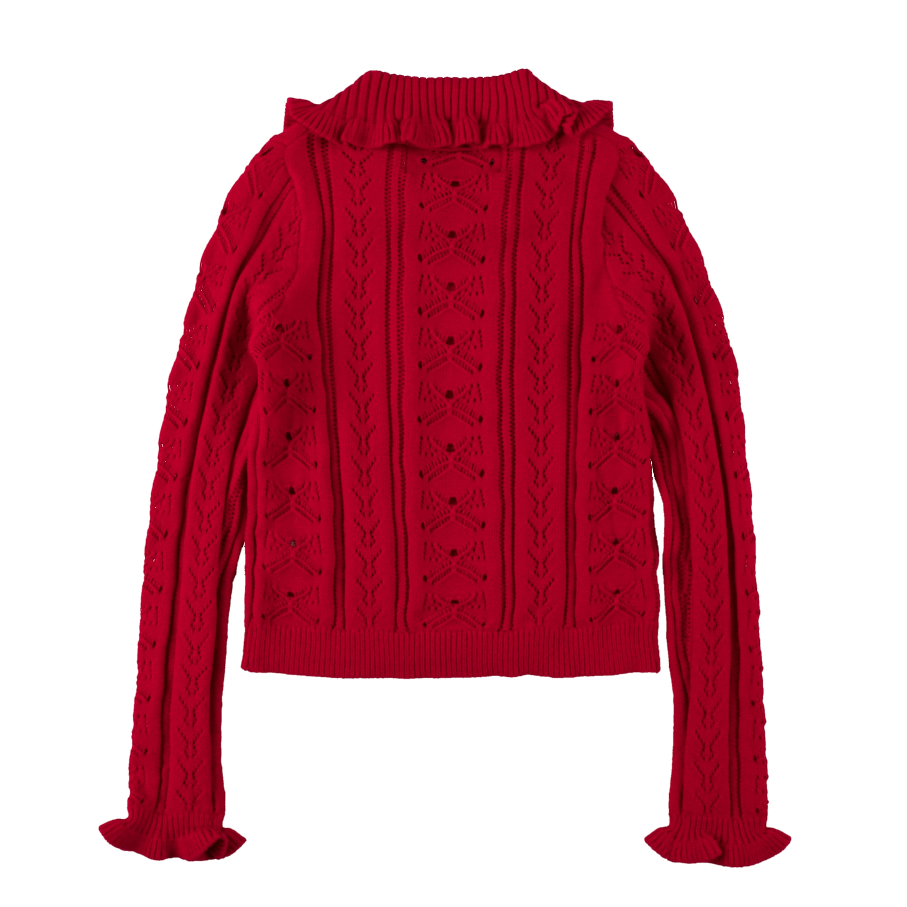 フリルニット RED