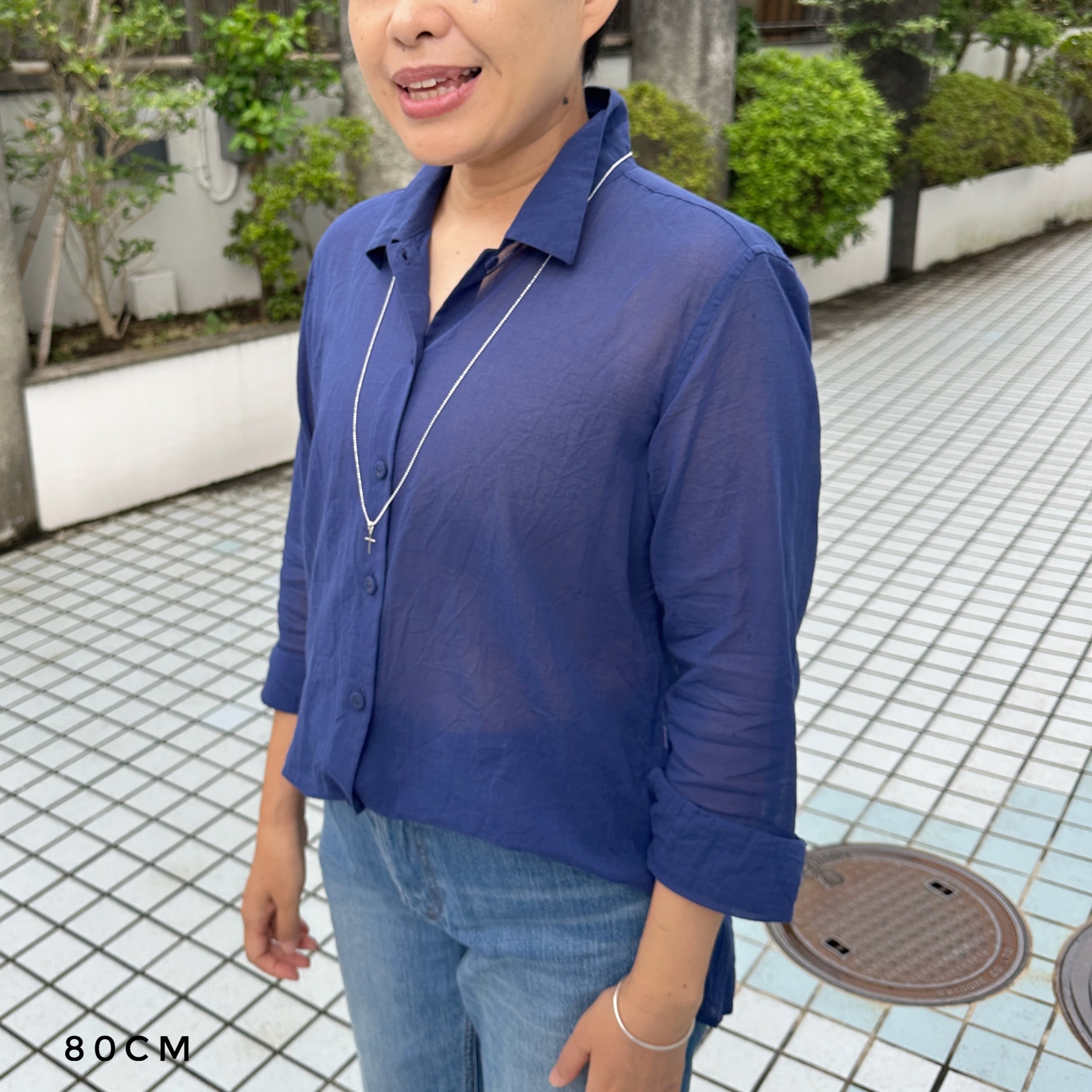 残りわずか】リトル クロス with カットボールチェーン 70cm−80cm