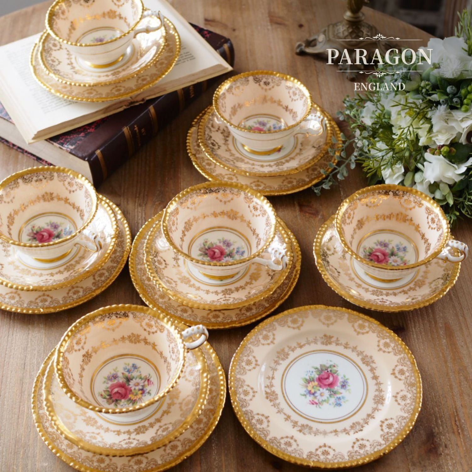 ティーセット / ペア | Antique FEELPORT アンティーク食器の専門店