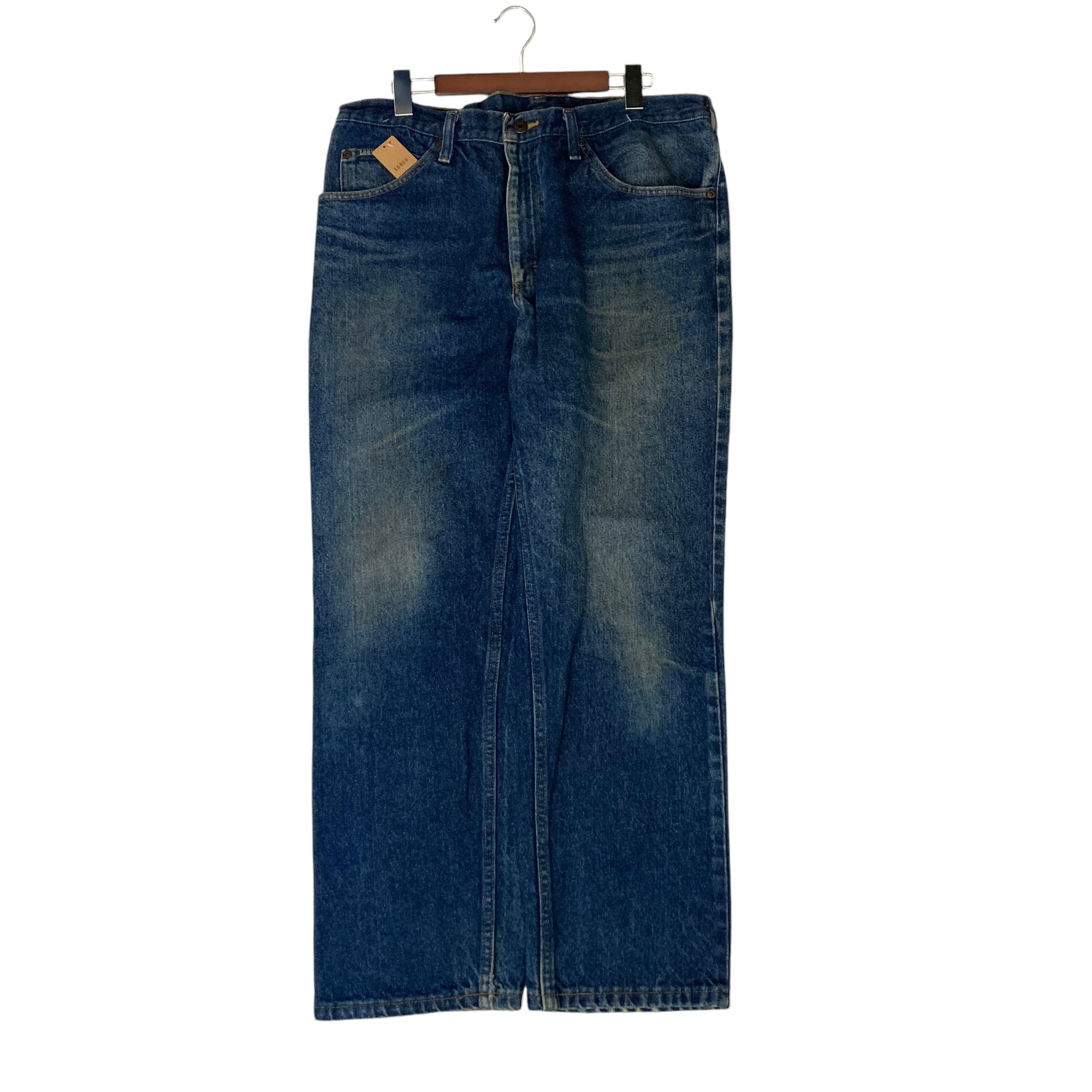 W36×L29】Lee デニムパンツ 革パッチ | 古着屋OLDGREEN