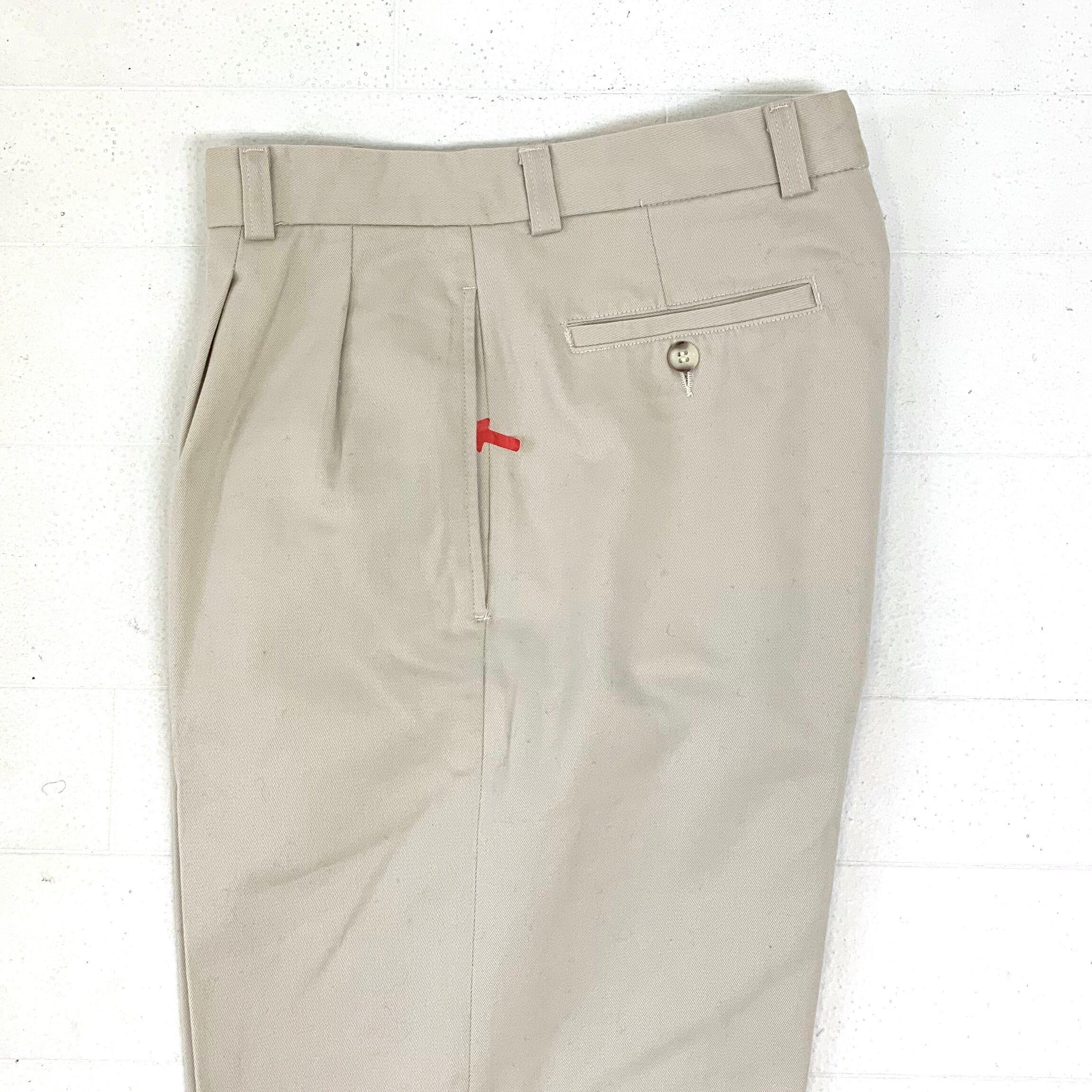 0304 / 1980's euro levi's 2 tuck chino アイボリー コットン 0304 / 1980's euro levi's 2 tuck chino アイボリー コットン