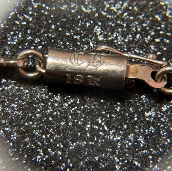CHROME HEARTS クロムハーツ 18KWG ダイヤネックレス | chromehearts