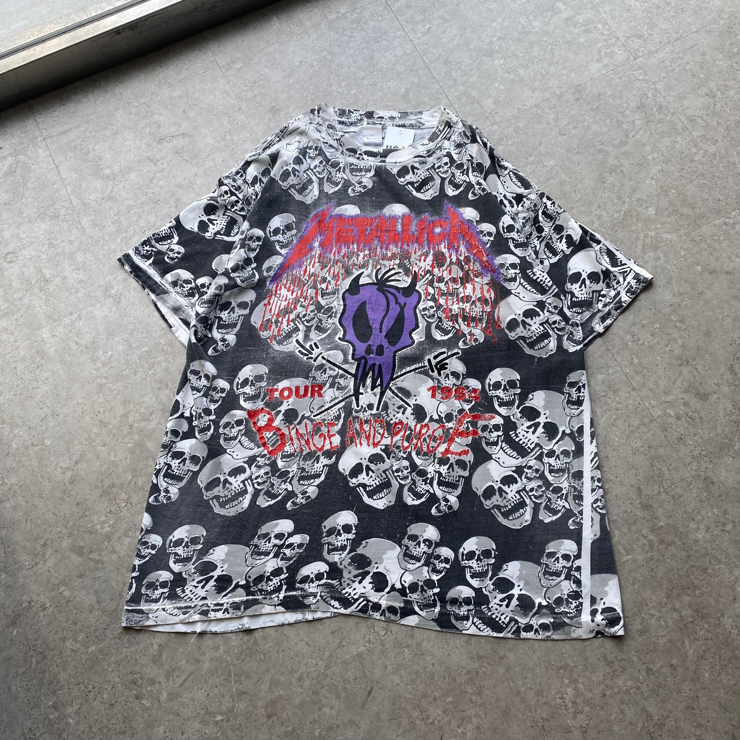 1994s METALLICA "Binge and Purge Tour" All-over print T-shirt【仙台店】