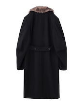 JOHN LAWRENCE SULLIVAN / HEAVY MELTON DOUBLE BREASTED MILITARY COAT